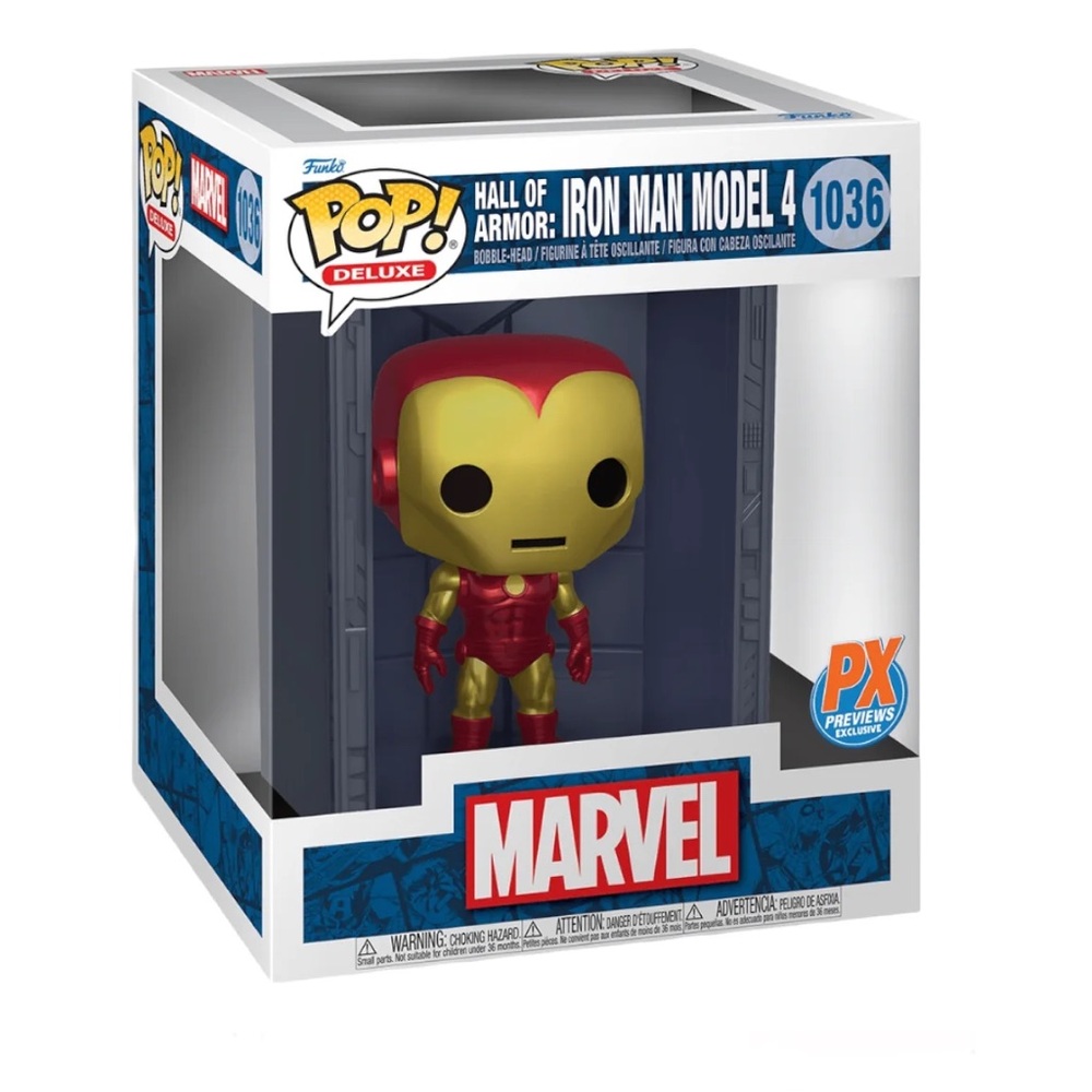 Pop! Deluxe Hall of Armor: Iron Man Model 4 #1036